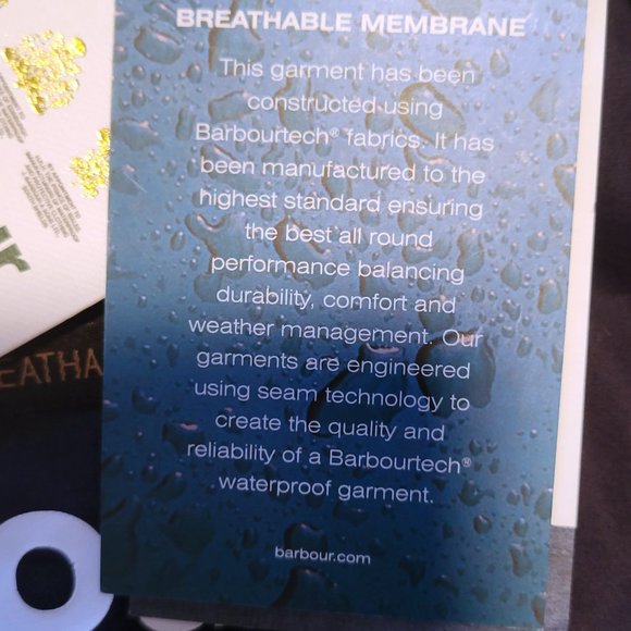 Barbour/ Orvis - Waterproof Hooded Parka | Red | NWT | 4 | Insulated - Picture 14 of 16